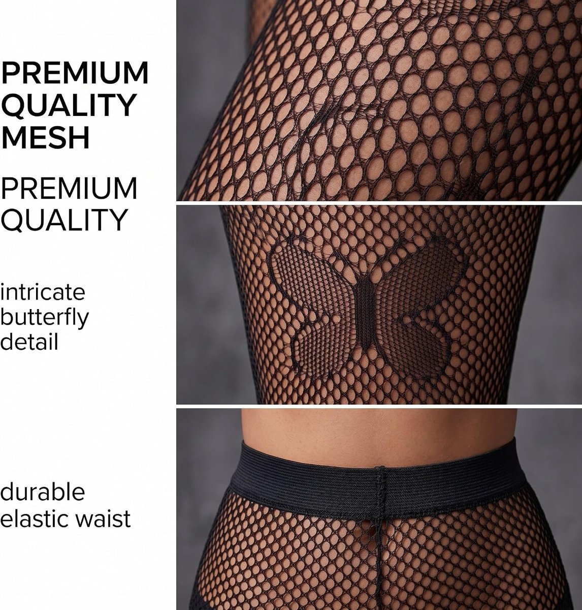 Panty van kant met bloemenpatroon, hoge taille, comfortabel, 1 stuk, grote maat, rekbaar, voor dames, tot 104,3 kg, zachte elasticiteit, dagelijks dragen (2076090294771)