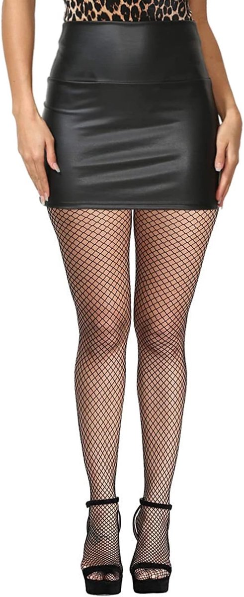 Panty's, Vrouwelijke meisjes Visnet kousen Visnet panty's Elastisch hol Kousenband Legging Visnet kousen Panty's (2787891759757)