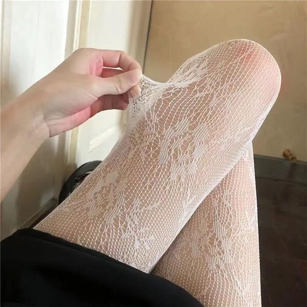 Panty's Womens,Kousen, Visnet Panty's,Mesh Panty's, Panty's,Net Panty's, Hoge Kousen,High Waisted Night Club Panty,Feestkous,Tights Net Visnet Met Dessin (2989056563418)