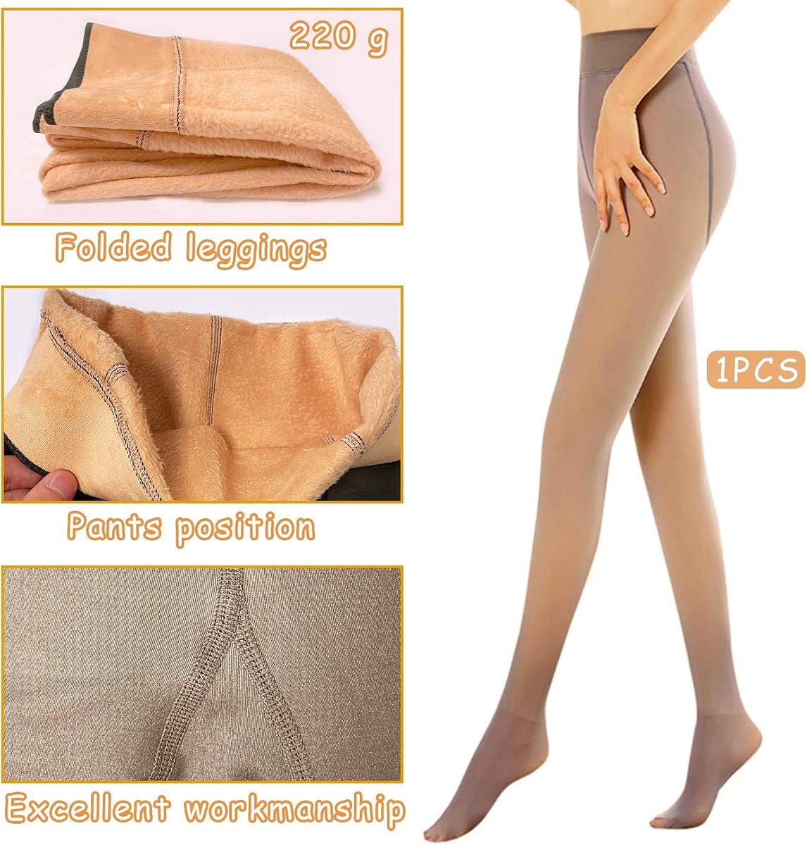 Panty's voor dames, panty's voor dames in de winter, geschikt voor 40-75KG (2056377558321)