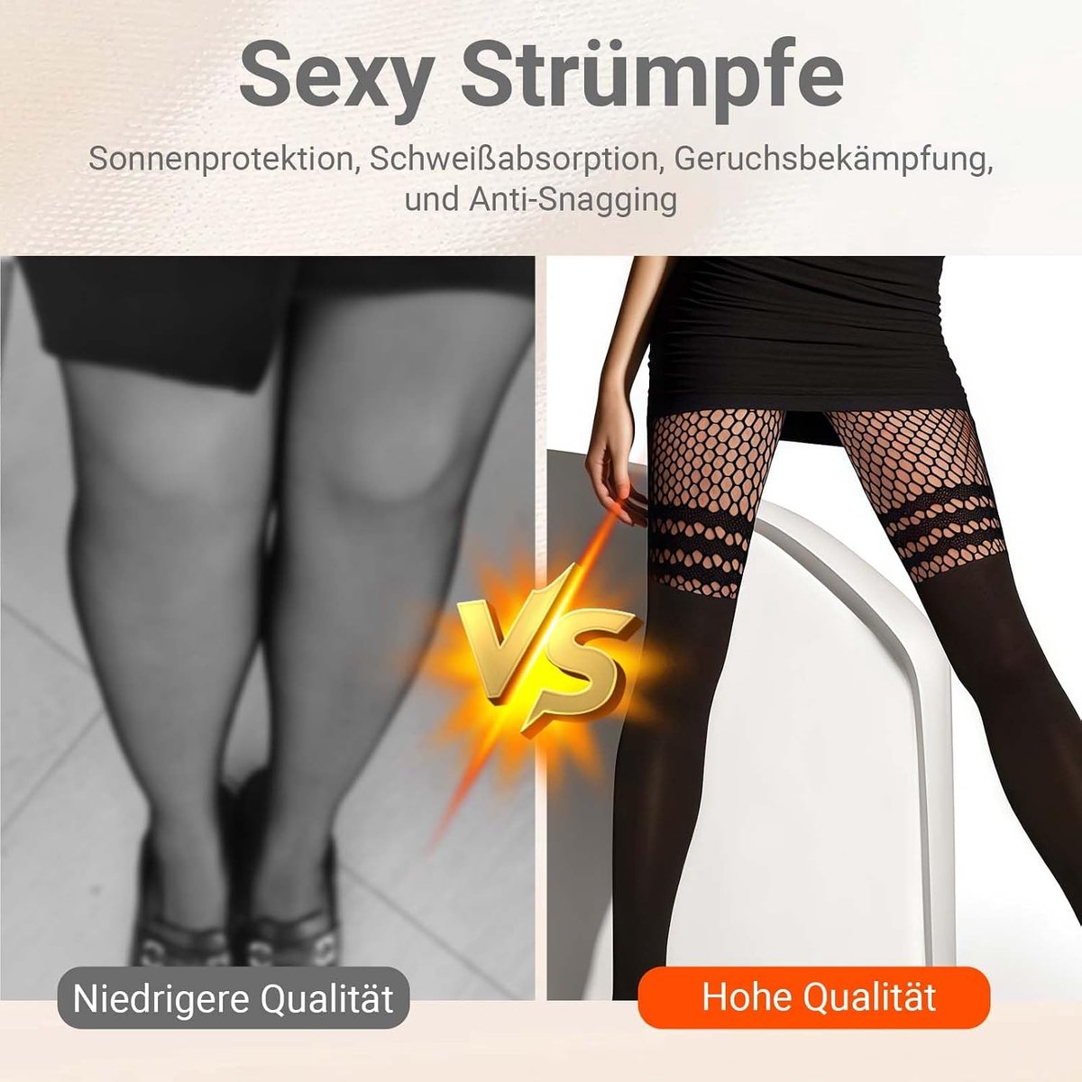 Panty's voor dames, sexy gestreepte panty met hoge taille, ondoorzichtige panty voor dagelijks gebruik, Halloween, Kerstmis (2460583862798)
