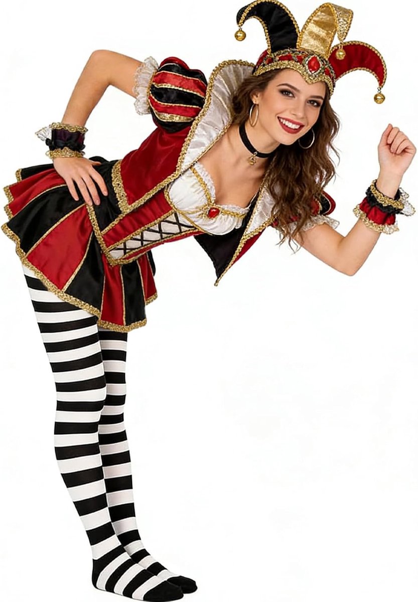 Ringelpanty voor dames, gestreepte panty voor dames, gestreepte panty, gestreepte panty, gestreepte panty's voor carnaval, Halloween, cosplay, themafeesten (2342502189820)
