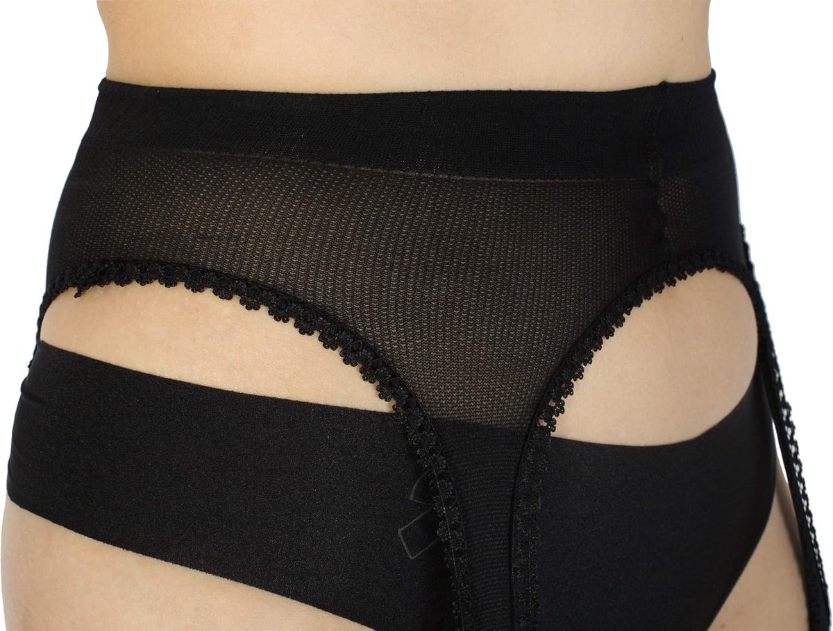 Sexy panty met open kruis 20 den voor dames (2634454802620)