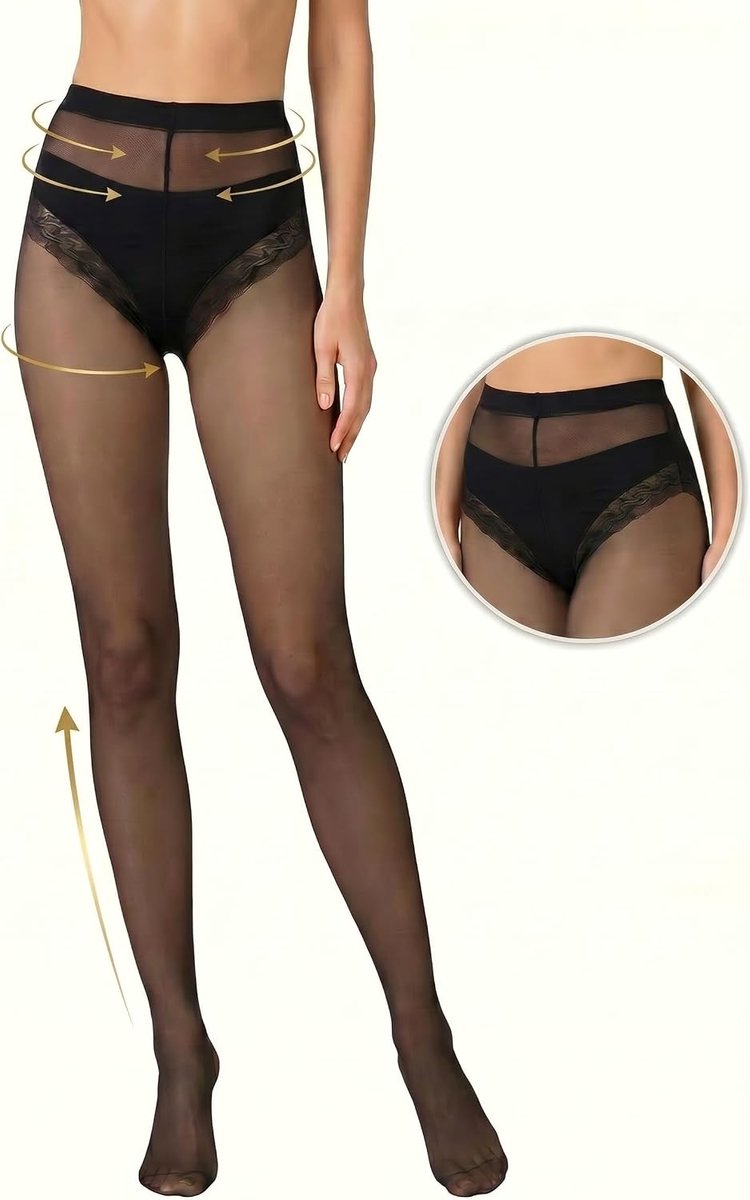 Shaping-Panty voor Dames 20 DEN, Buikcorrectie (2127382654909)