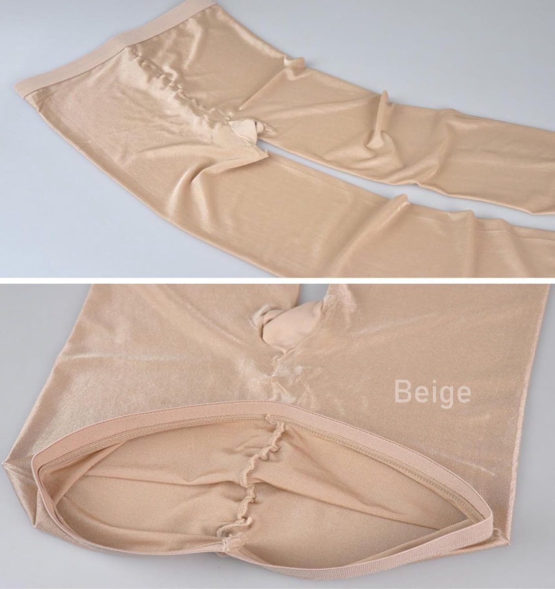 Shiny Danspanty met Hoge Elasticiteit en Hoge Taille - 70 Denier Voetloze Panty's voor Dames, Perfect voor Dans en Fitness (3681944864407)