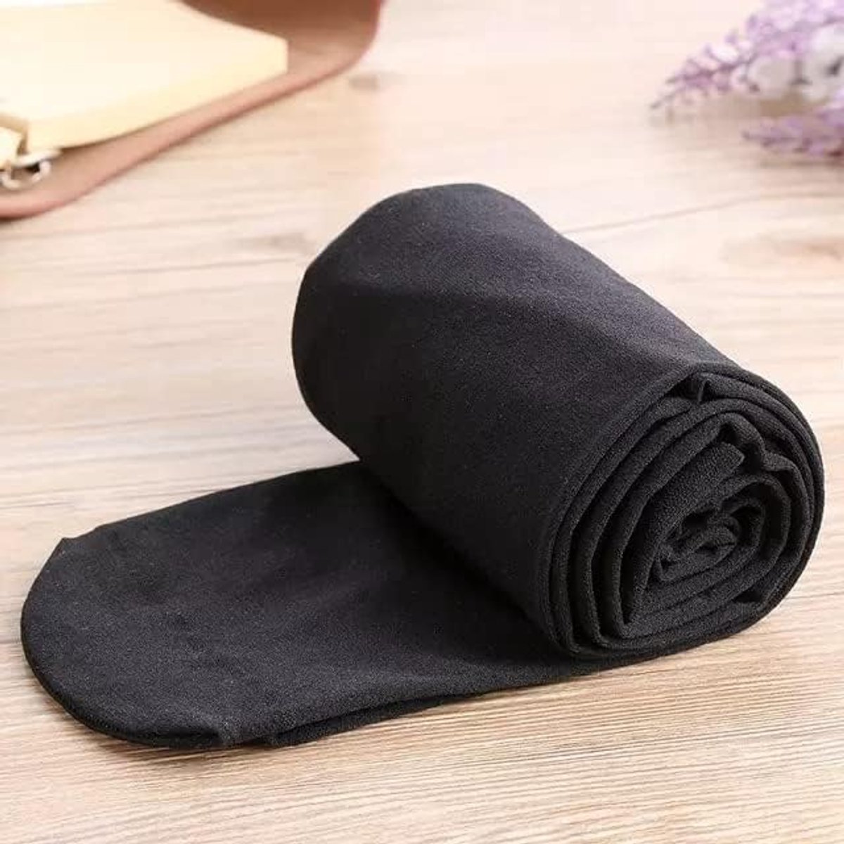 Thermische Ondoorzichtige Panty voor vrouwen Winter One Size, Zwart, one size (2643464458260)