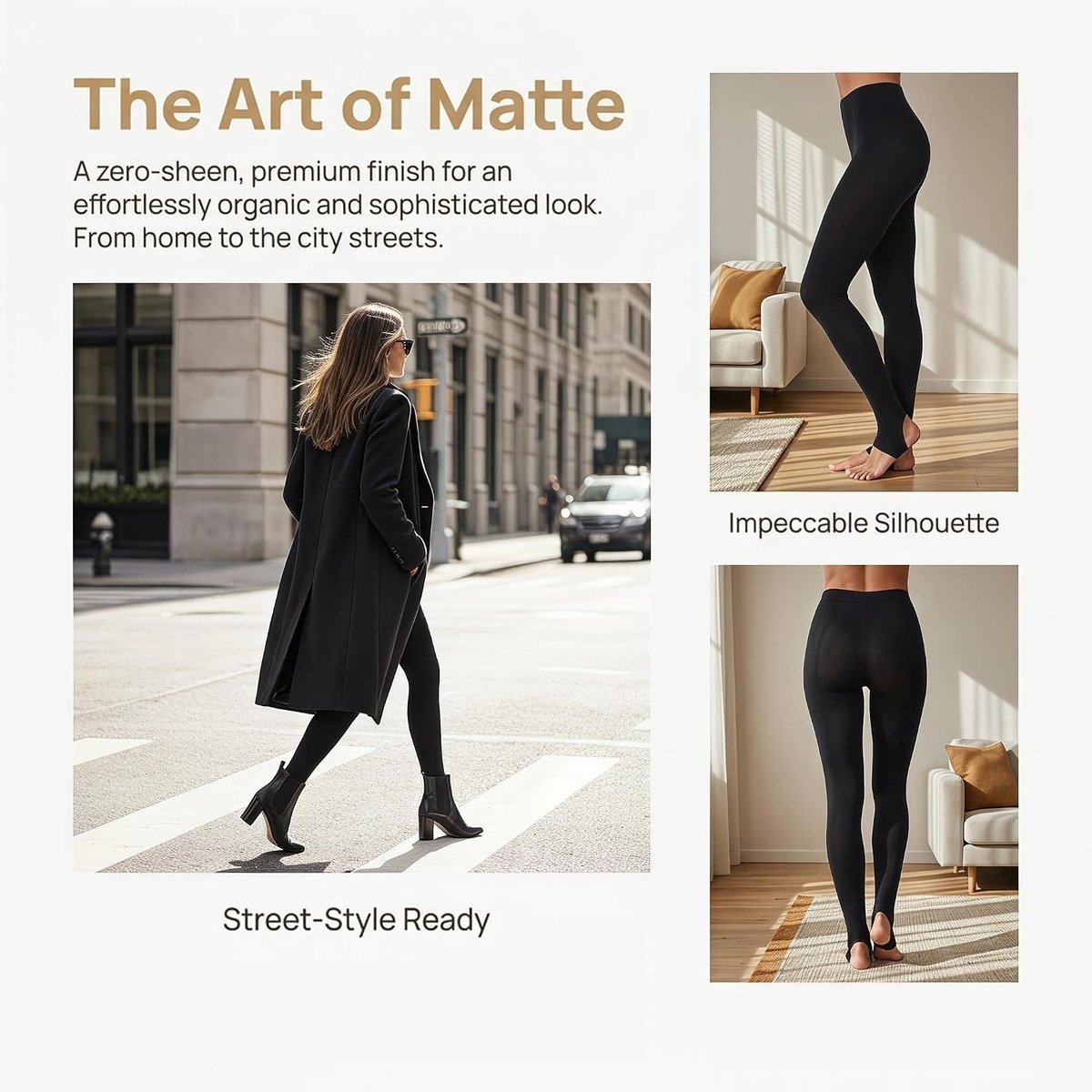 Thermische Panty - Zwart - Gevoerde Legging - Voor Dames (2028296930359)