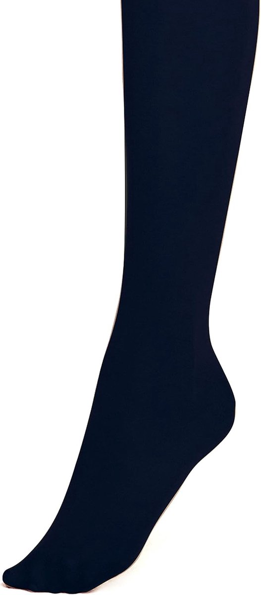 Winterpanty voor dames, 40 den, warme leggings, thermische panty, thermische panty, hoge taille, stretch, buikweg-shape, panty voor dames, doorschijnend, Donkerblauw, L (2381996230892)